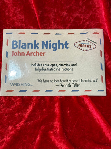 John Archer’s Blank Night